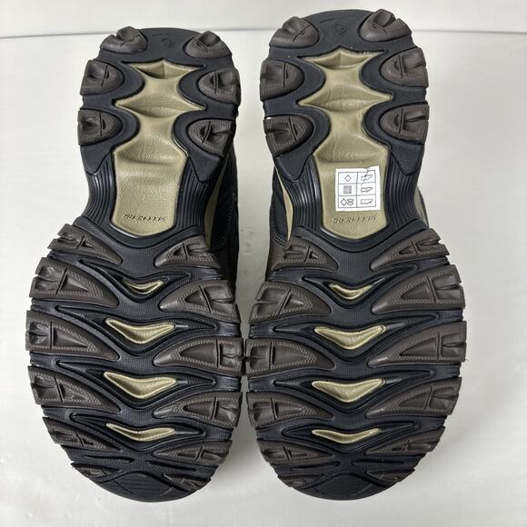 Skechers After Burn M. Fit Men's 8.5 Brown Taupe Extra Wide Fit 50125EWW/BRTP - Picture 9 of 11